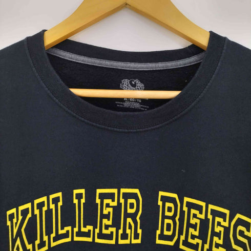 フルーツオブザルーム FRUIT OF THE LOOM KILLER BEES プリント クルーネックスウェット メンズ import:XL