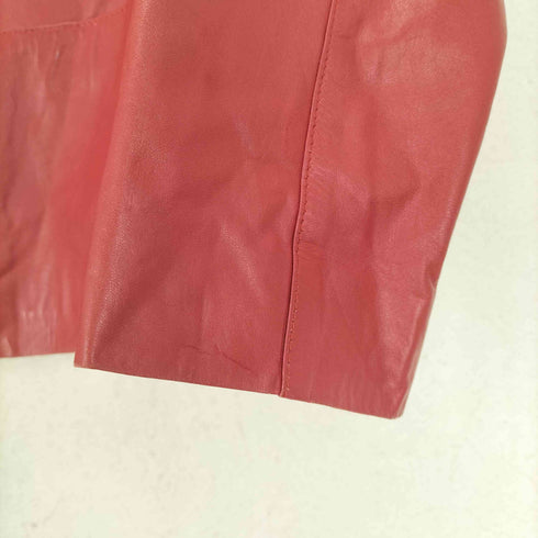 LEDER MARVEL lamb leather ラムレザースタンドカラージャケット レディース