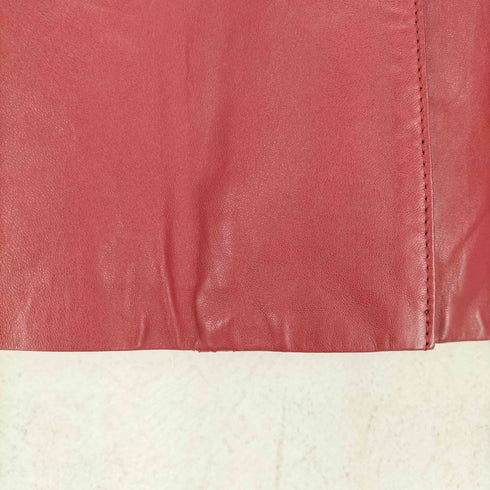 LEDER MARVEL lamb leather ラムレザースタンドカラージャケット レディース