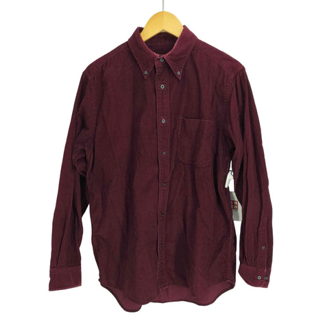 エディーバウアー Eddie Bauer 00S 細畝コーデュロイ L/S BD シャツ メンズ import:S