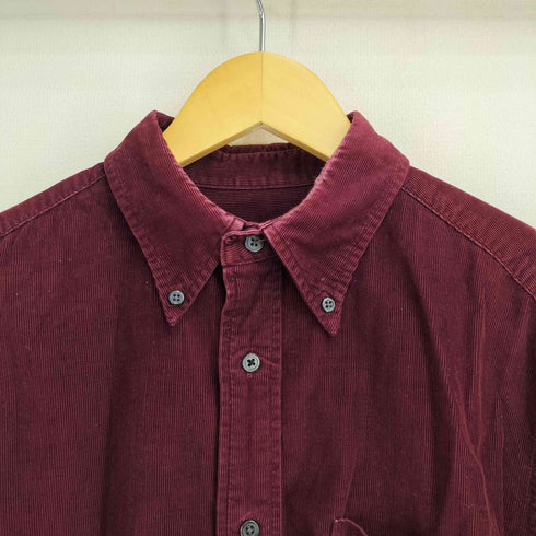 エディーバウアー Eddie Bauer 00S 細畝コーデュロイ L/S BD シャツ メンズ import:S