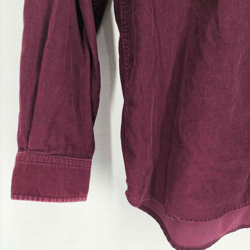 エディーバウアー Eddie Bauer 00S 細畝コーデュロイ L/S BD シャツ メンズ import:S
