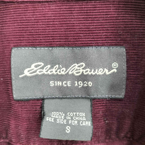 エディーバウアー Eddie Bauer 00S 細畝コーデュロイ L/S BD シャツ メンズ import:S