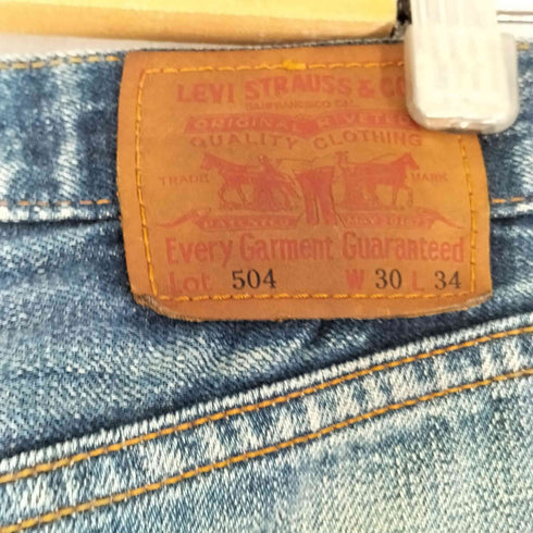 リーバイス Levis 504 ボタン裏350 デニムパンツ メンズ W30 L34