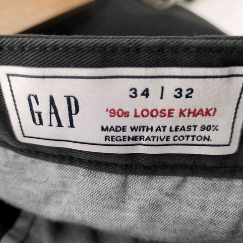 ギャップ Gap '90s LOOSE KHAKI ワイド テーパード チノ パンツ メンズ 34/32