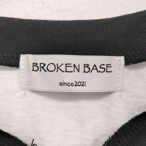 BROKEN BASE ヘンリーネックラグランロンT レディース import:M
