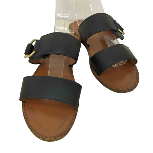 コーチ COACH HALLIE LEATHER SANDAL レディース JPN:24.5