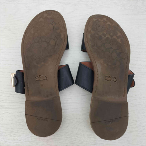 コーチ COACH HALLIE LEATHER SANDAL レディース JPN:24.5