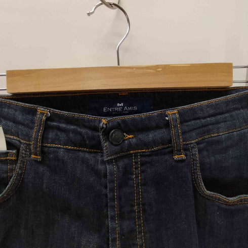 エントレアミス entre amis MADE IN ITALY イタリア製 5ポケット ストレート デニム パンツ メンズ 33