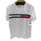 トミーヒルフィガー TOMMY HILFIGER ロゴ ライン 刺繍 S/S Tシャツ メンズ import:L