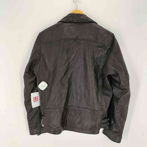 メゾンスペシャル MAISON SPECIAL Dress-Fit Sheep Leather Double Rider Jacket メンズ JPN:0