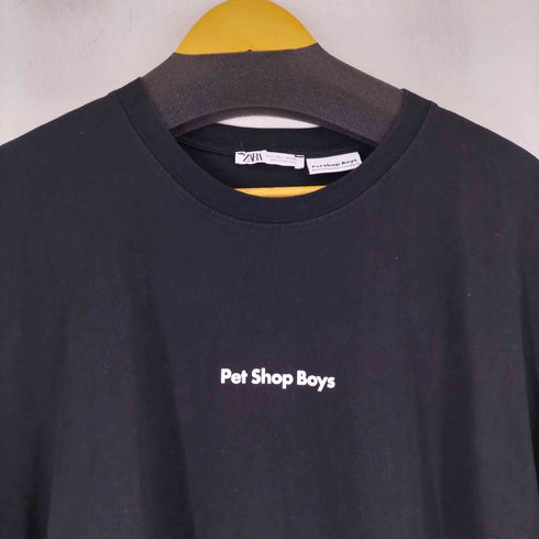 ザラ ZARA 両面プリント S/S Tシャツ レディース import:L