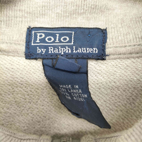 ポロバイラルフローレン Polo by RALPH LAUREN ハーフジップスウェットプルオーバー レディース JPN:L
