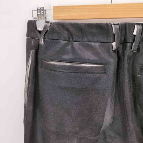 ターク TAAKK 23SS LEATHER COATING JERSEY TRACK PANTS メンズ JPN:1