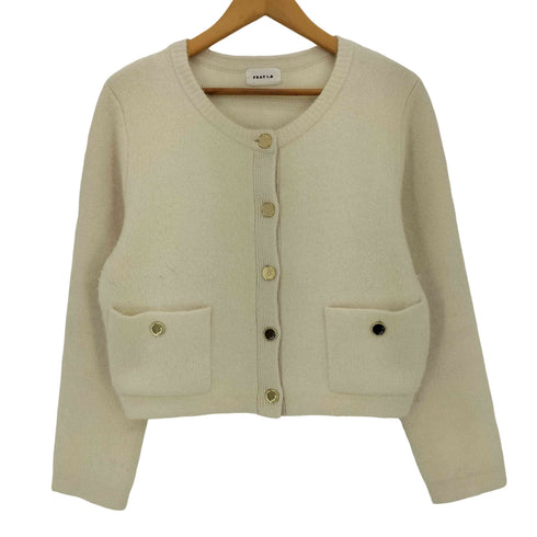 フレイアイディー FRAY I.D 25aw フォックスウールニットジャケット レディース ONE SIZE