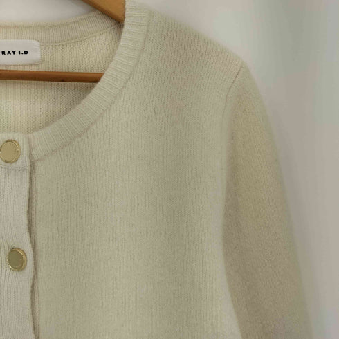 フレイアイディー FRAY I.D 25aw フォックスウールニットジャケット レディース ONE SIZE