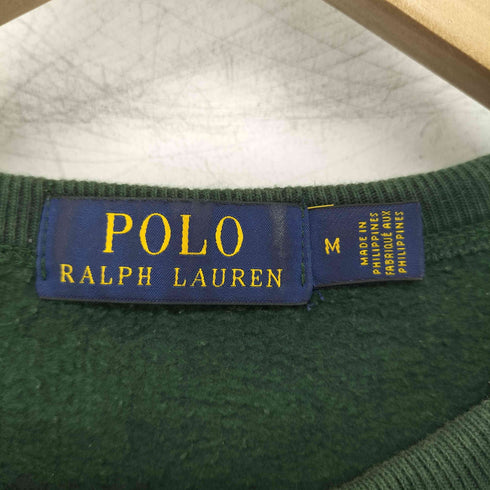 ポロラルフローレン POLO RALPH LAUREN ロゴワッペンクルーネックスウェット 前Vガゼット メンズ JPN:M