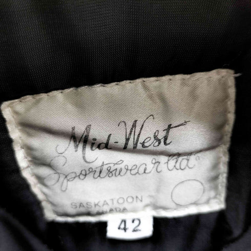Mid-West Sportswear 裏地キルティング ロゴ刺繍ブルゾン メンズ 42
