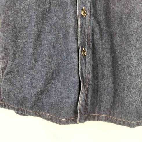 ザラ ZARA バック刺繍 デニムシャツジャケット メンズ import:XL