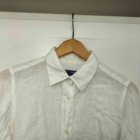 メーカーズシャツカマクラ Makers Shirt 鎌倉 リネン100 レギュラーカラー L/S シャツ レディース JPN:9号