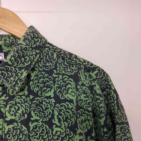 TOPA TOPA vintage 総柄 松ぼっくり レギュラーカラー シャツ メンズ import:M