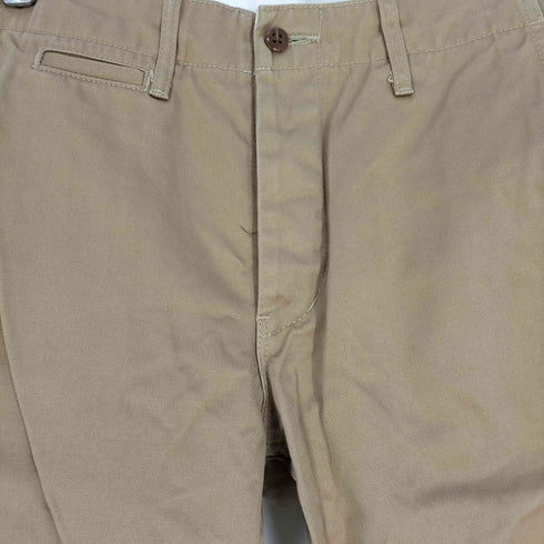 バーガスプラス BURGUS PLUS LOT 401 UENO NIHON Modern Chino Trousers ボタンフライ チノパンツ メンズ 33inch