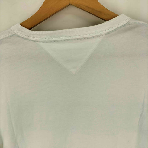 トミーヒルフィガー TOMMY HILFIGER フロント ロゴ L/S クルーネック Tシャツ メンズ import:M