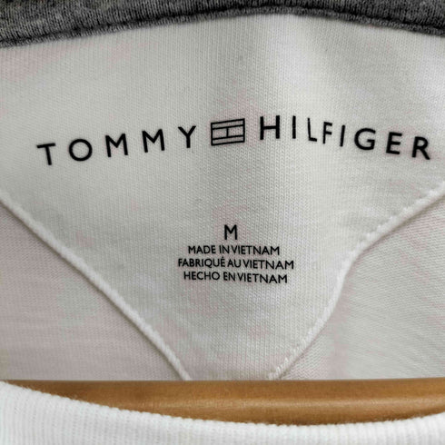 トミーヒルフィガー TOMMY HILFIGER フロント ロゴ L/S クルーネック Tシャツ メンズ import:M