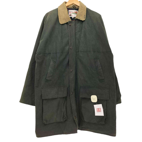 Bronte 90S イングランド製 裏地ブランケット オイルドカバーオールジャケット メンズ import:M