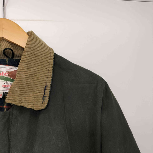 Bronte 90S イングランド製 裏地ブランケット オイルドカバーオールジャケット メンズ import:M