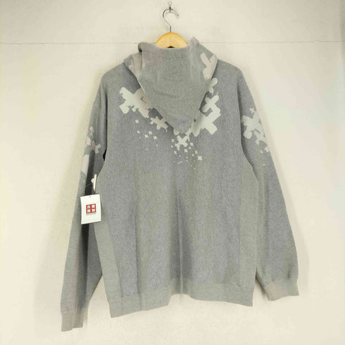 バランスウェアデザイン balanceweardesign 00s クロスペイントデザインジップパーカー メンズ XL