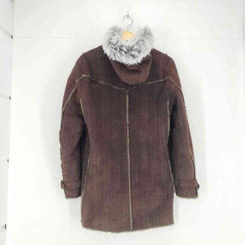 モッシモ MOSSIMO SPORT フェイクスエードファーコート メンズ L