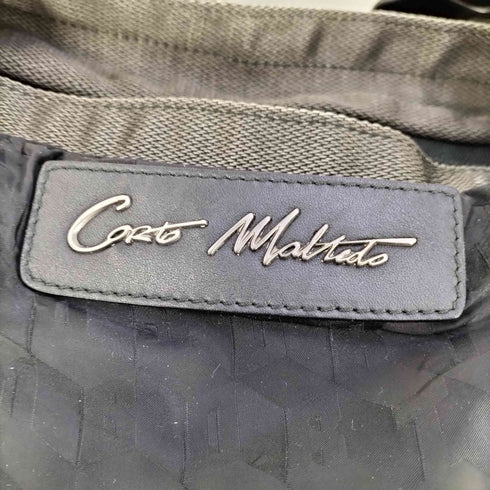corto moltedo モノグラム パネルレザー トートバッグ メンズ