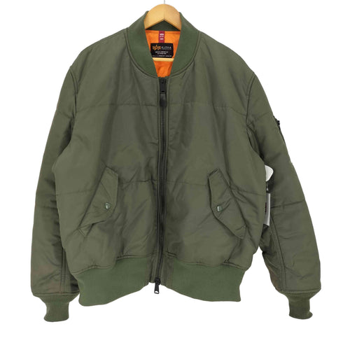 アルファインダストリーズ ALPHA INDUSTRIES 別注 QLTD MA-1 フライト ジャケット メンズ JPN:XL