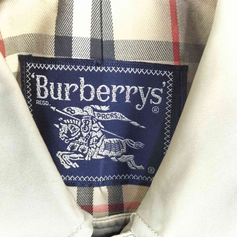 バーバリーズ BURBERRYS オールド 裏地ノバチェック ステンカラーコート メンズ