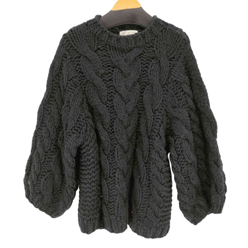 THE TOÉ Handmade オーバーサイズケーブルニット レディース FREE