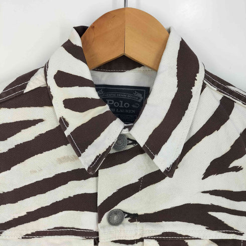 ポロラルフローレン POLO RALPH LAUREN ゼブラパターン 4TH デニムトラッカージャケット レディース XXS