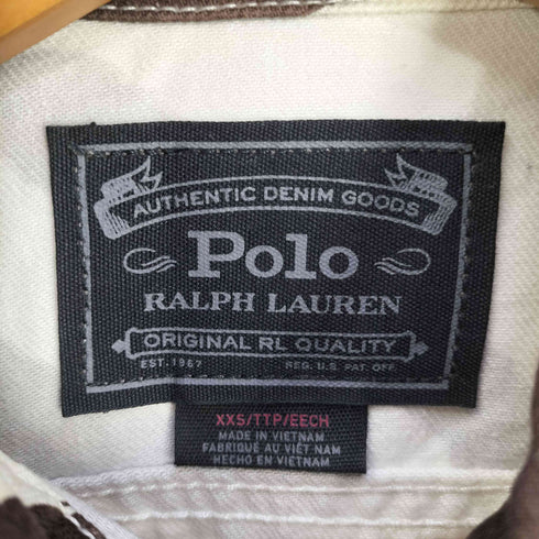ポロラルフローレン POLO RALPH LAUREN ゼブラパターン 4TH デニムトラッカージャケット レディース XXS