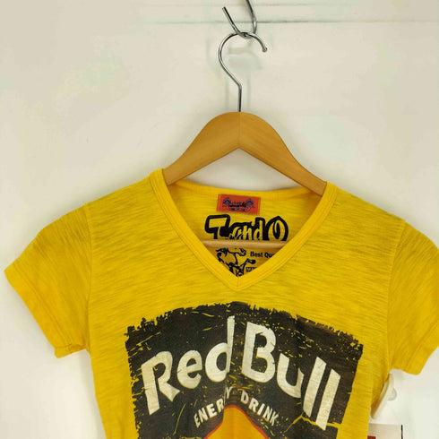 企業ロゴ Y2K Vネック S/S Tシャツ レディース