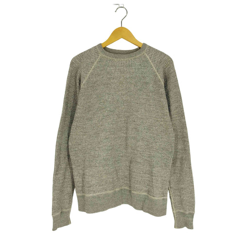 キャプテンサンシャイン KAPTAIN SUNSHINE 17aw Crewneck&Raglan Sleeved T ラグランスリーブワッフルスウェットトレーナー メンズ 38