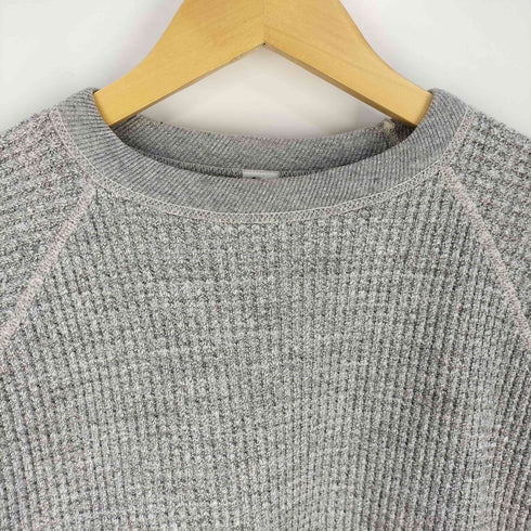 キャプテンサンシャイン KAPTAIN SUNSHINE 17aw Crewneck&Raglan Sleeved T ラグランスリーブワッフルスウェットトレーナー メンズ 38