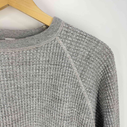 キャプテンサンシャイン KAPTAIN SUNSHINE 17aw Crewneck&Raglan Sleeved T ラグランスリーブワッフルスウェットトレーナー メンズ 38