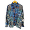 GAVIAL ロングスリーブ パッチワーク コットンシャツ メンズ import:L