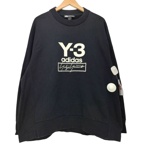 ワイスリー Y-3 STACKED LOGO CREW SWEATER スタックド ロゴ クルー スウェット メンズ JPN:XL