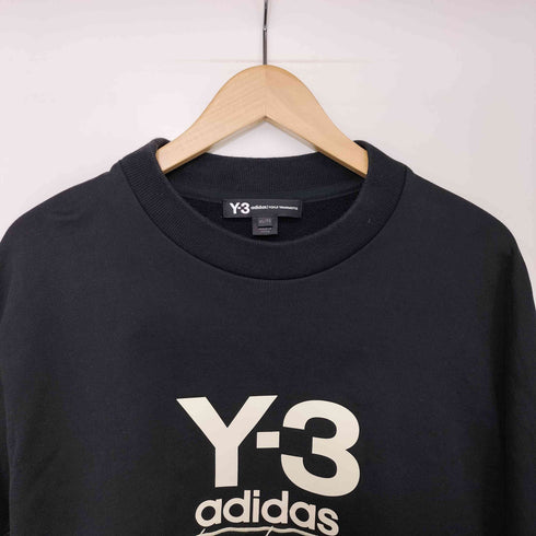 ワイスリー Y-3 STACKED LOGO CREW SWEATER スタックド ロゴ クルー スウェット メンズ JPN:XL
