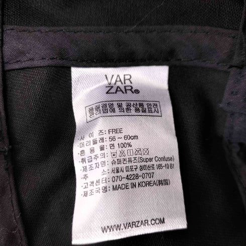 バザール VARZAR ロゴバケットハット レディース