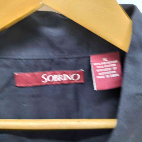 SOBRINO キューバシャツ 開襟 刺繍入り オープンカラー メンズ import:XL
