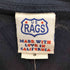 US RAGS USA製 ナンバリング プリント プルオーバー ノースリーブ パーカー メンズ import:S