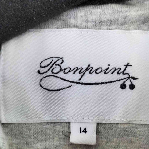 {Bonpoint フェイクレザー フーデッドジャケット レディース UK:14
