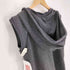 US RAGS USA製 ナンバリング プリント プルオーバー ノースリーブ パーカー メンズ import:S
